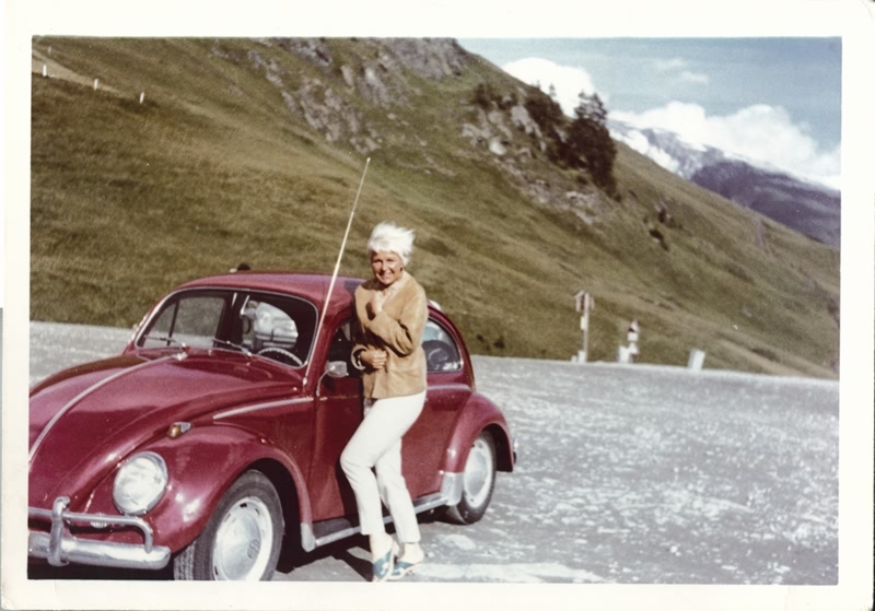 My lovely Eva with a heartliest greeting from Old Germany - Your Christe - Grossglockner - August 28, 1965