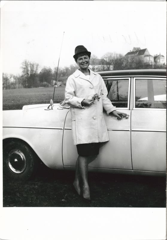 My lovely Eva - A lovely greeting of the excursion to the Pilsen Sea - April 1964